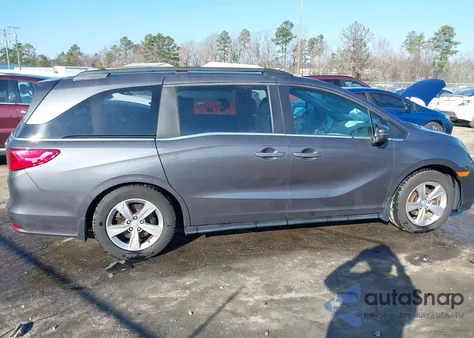 2018 Honda Odyssey Ex-L из США, поврежденный, VIN 5FNRL6H78JB108260